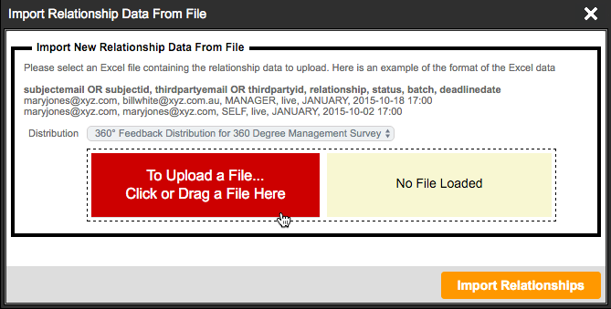 Import Relationships from Excel