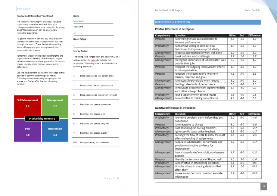 360 Report Sample 1