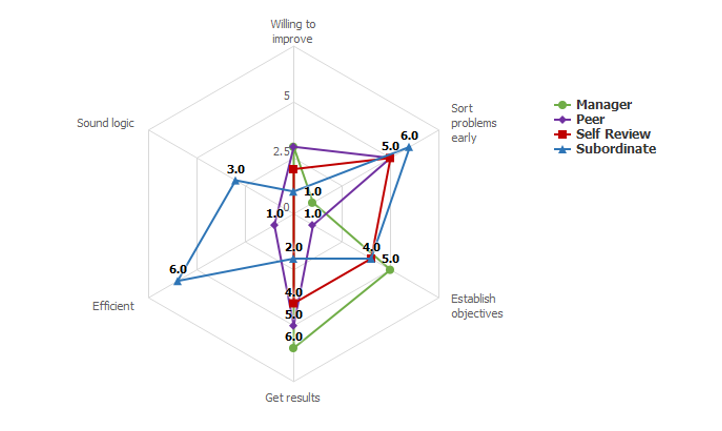 360 Report Spider Chart