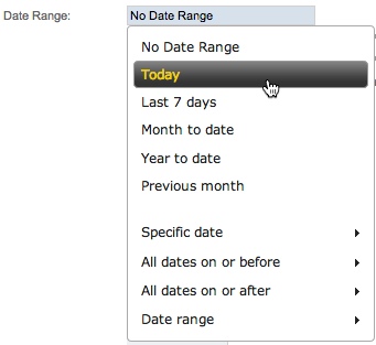 Date Filtering