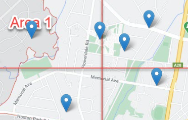 Heat Map Markers Example