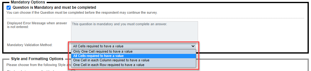 Grid Cells Validation