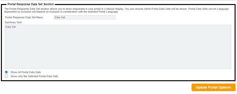 Portal Data Sets Summary Text