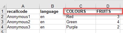 Pre-fill Survey Import Responses Sheet