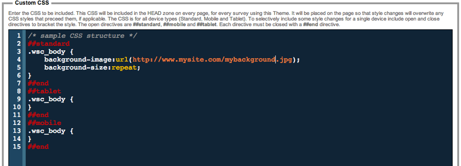 Theme CSS